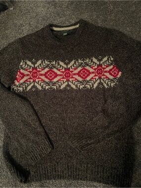 David Taylor Collection Fair Isle Knit Sweater
